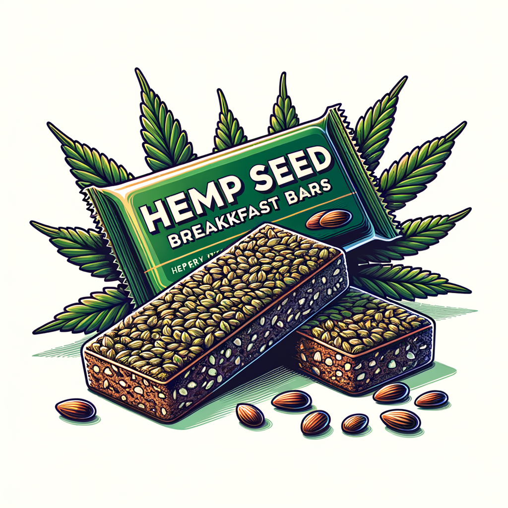 Healthy Hemp Seed Breakfast Bars