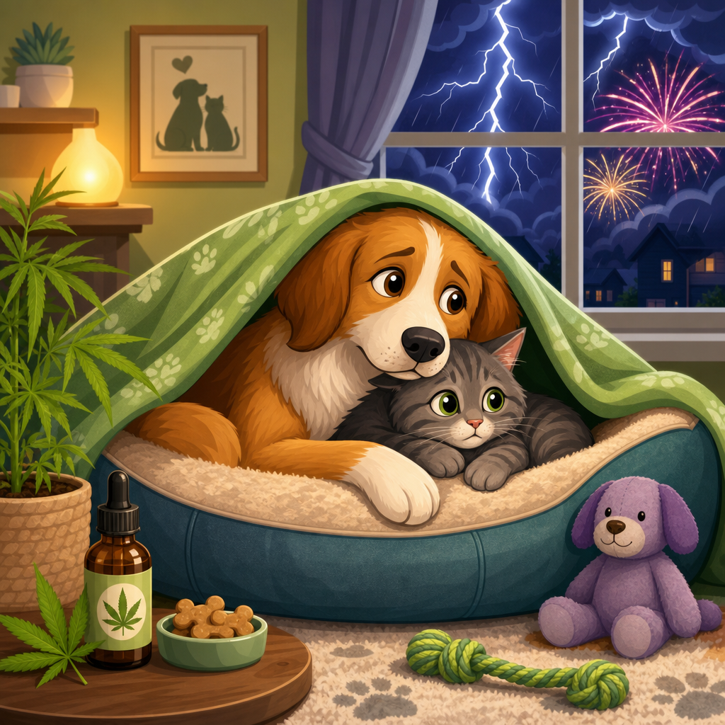 Hemp for Pets with Noise Phobias