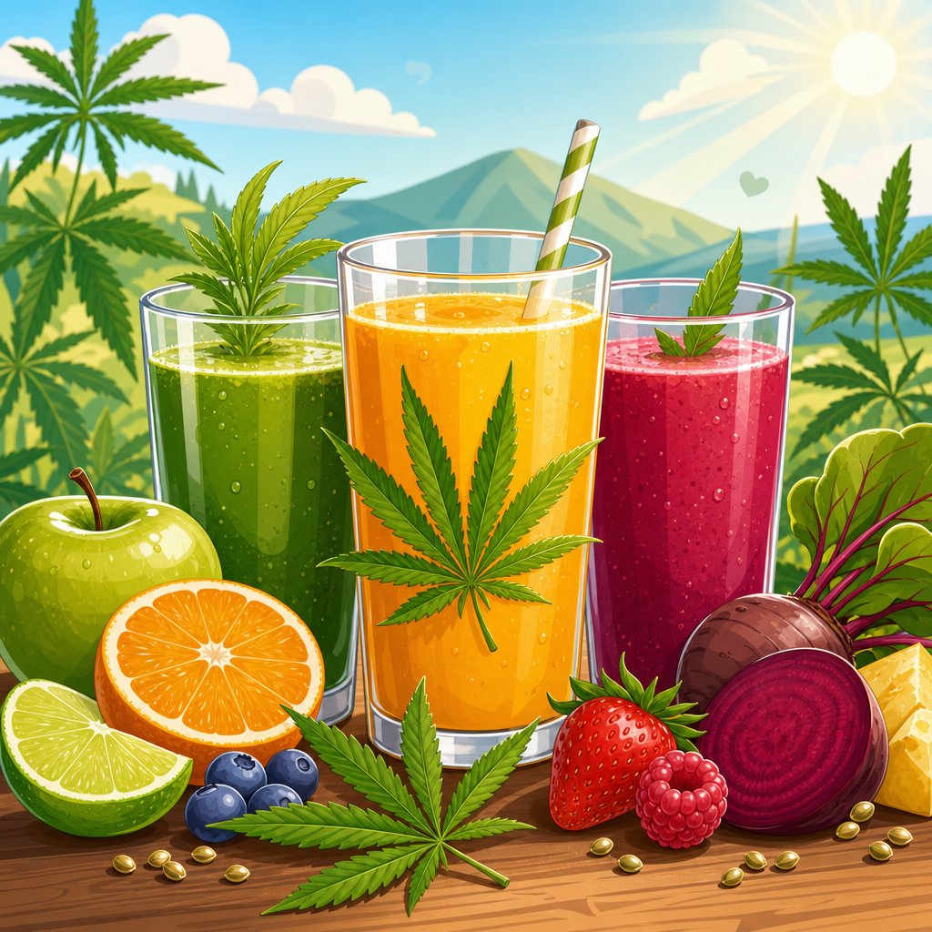 Hemp-Infused Juices: A Health Boost
